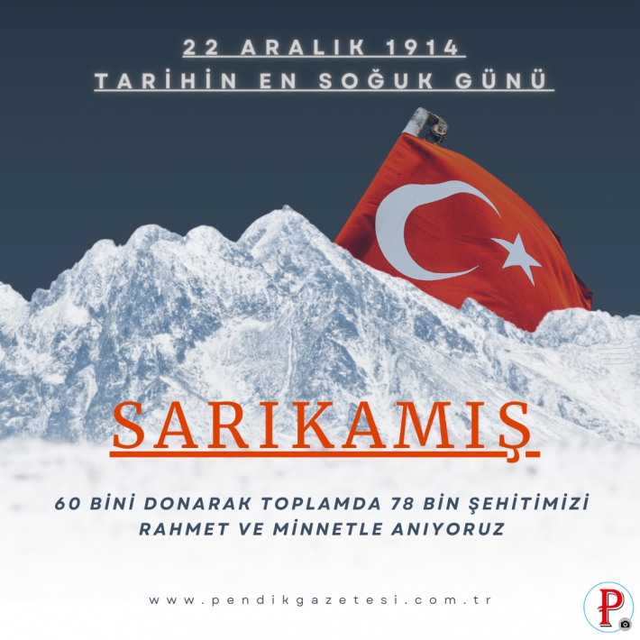 Sarıkamış Şehitlerini Rahmetle Anıyoruz