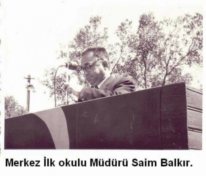 Merkez İlkokulu Müdürü Saim Balkır