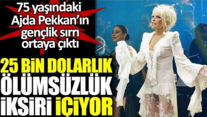 Ajda Pekkan’ın Gençlik Sırrı Ortaya Çıktı