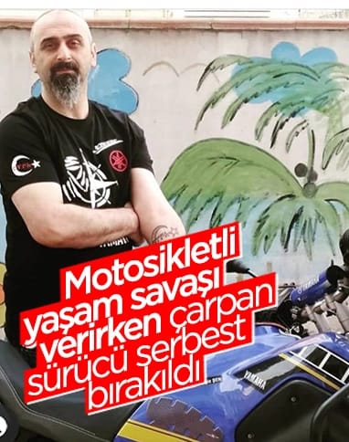 Kartal’da motosikletliye çarpan alkollü sürücü serbest bırakıldı