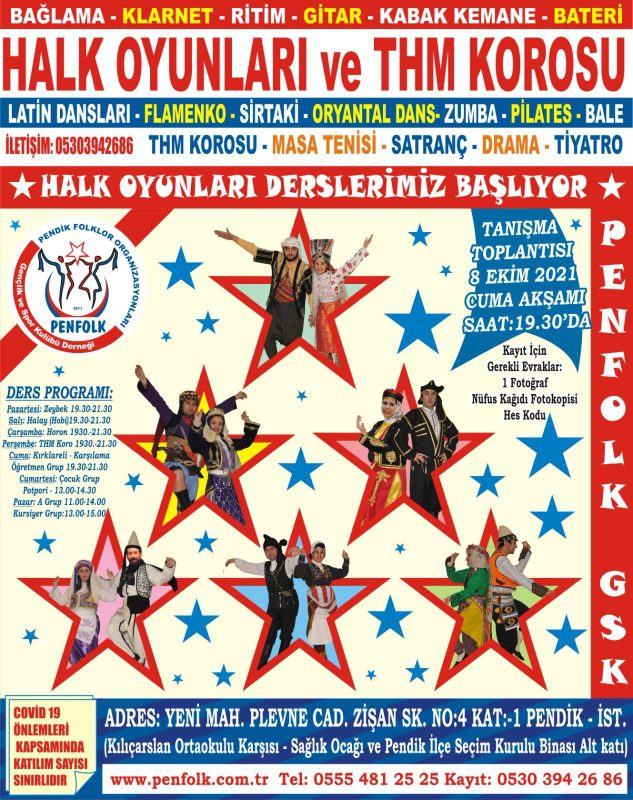 PENFOLK HALK OYUNLARI DERSLERİ BU HAFTA BAŞLIYOR