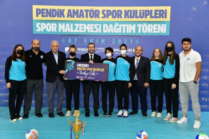 60 Amatör Spor Kulübüne malzeme desteği verildi