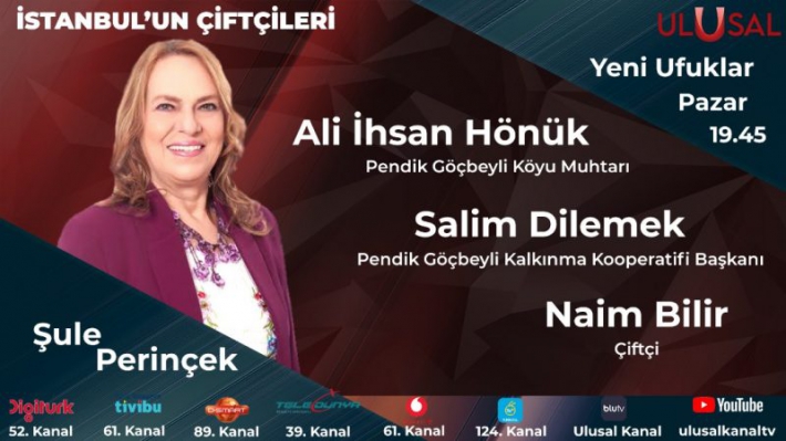 Pendikli Çiftçiler Ulusal Kanalda Şule Perinçek’in Konuğu Olacak