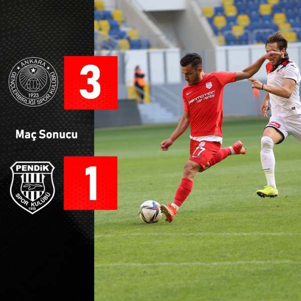 Gençlerbirliği 3-1 Pendikspor