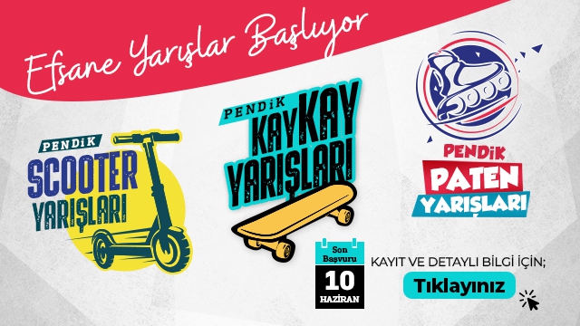 Paten, Scooter ve Kaykay Yarışları Başlıyor!