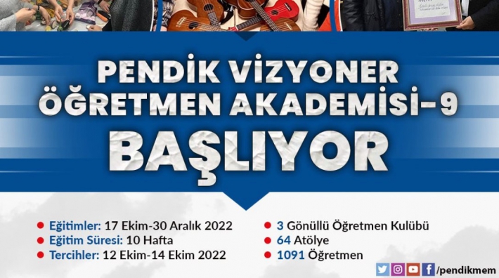 Pendik Vizyoner Öğretmen Başvuruları Başladı