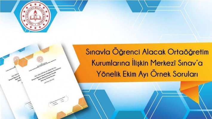 LGS Kapsamındaki Merkezi Sınava İlişkin Örnek Sorular Erişime Açıldı