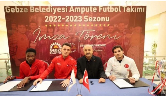 Gebze Belediyesi Ampute Futbol Takımı, 3 yeni ismi renklerine bağladı