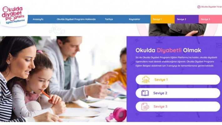 Okulda Diyabet Programı Eğitim Platformu Açıldı