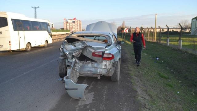 Tekirdağ’da otomobiller çarpıştı: 2 yaralı