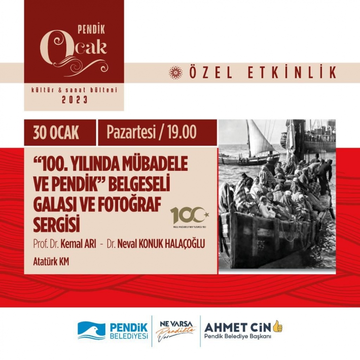 ‘100. Yılında Mübadele ve Pendik’ Belgeseli Fotoğraf Sergisi