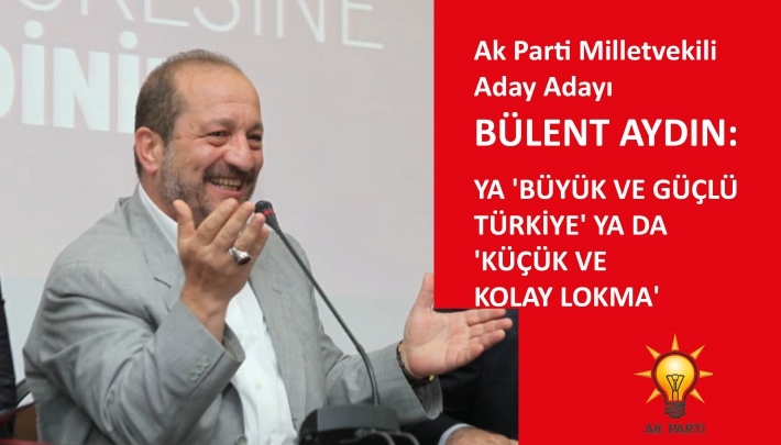 Bülent Aydın: Ya ‘büyük ve güçlü Türkiye’ ya da ‘küçük ve kolay lokma’