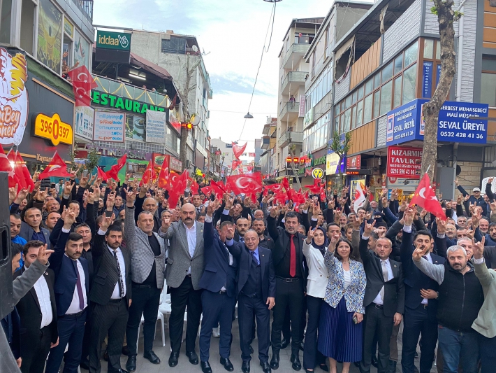 MHP Adayı Murat Şahin’den Fevzi Çakmak’ta Sokak Mitingi