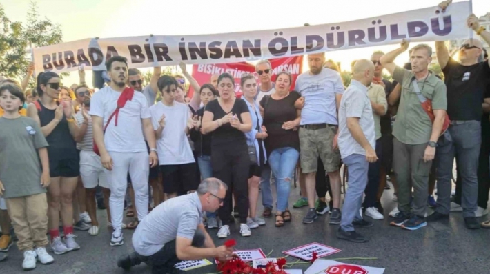 Bisikletliler Ölen Arkadaşları İçin Bir Araya Geldi