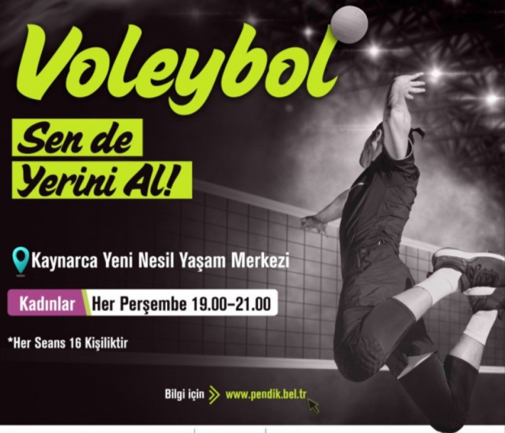 ‘Voleybol Etkinliğinde Sen De Yerini Al’ Kadınlar Başvurusu