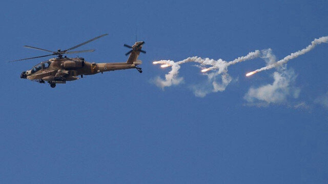 Kassam Tugayları İsrail Ordusuna Ait Helikopteri Vurdu