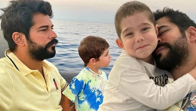 Burak Özçivit oğlu Karan’la Fotoğraf Paylaştı! Kalpler havada uçtu