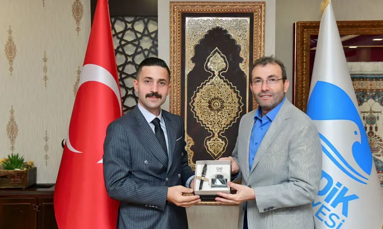 MHP İlçe Başkanı Kerim Kaya’dan Başkan Ahmet Cin’e İade-i Ziyaret  