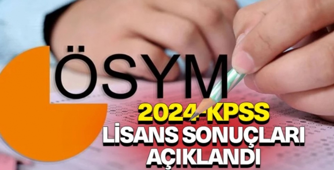 2024 KPSS Lisans Sonuçları Açıklandı