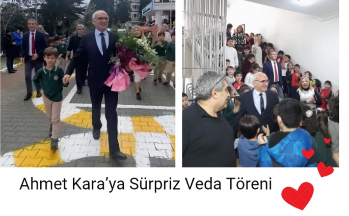 Ahmet Kara’ya Sürpriz Veda Töreni