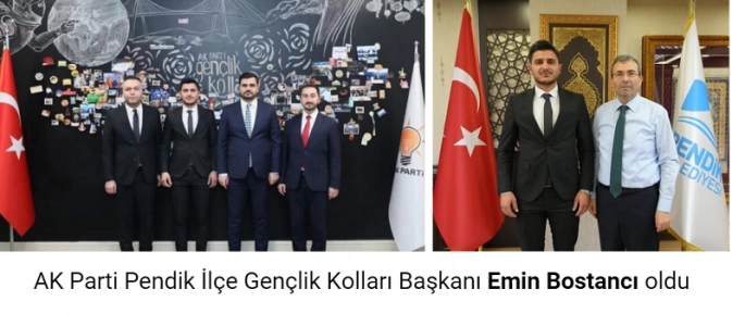 AK Parti Pendik İlçe Gençlik Kolları Başkanı Emin Bostancı oldu