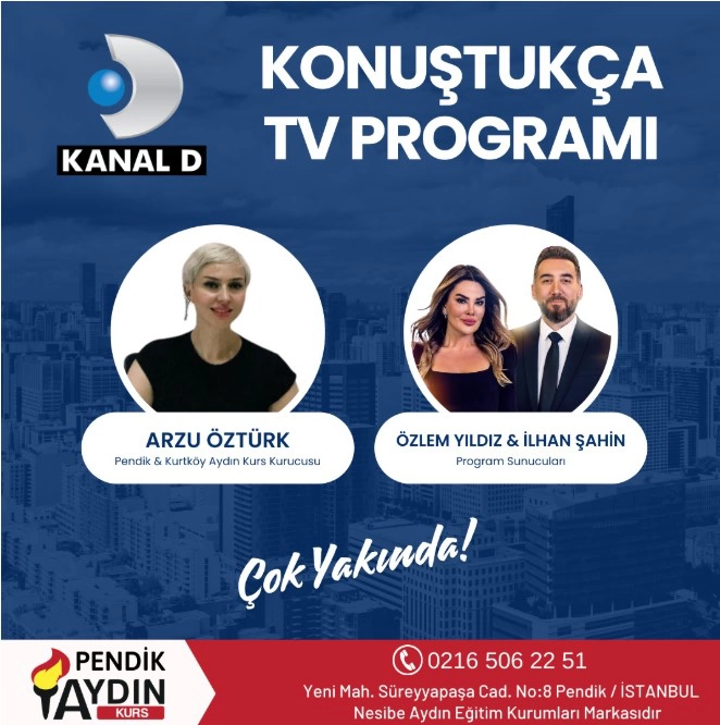 Aydın Kurs Kurucusu Arzu Öztürk Kanal D’de öğrencilerin Başarı Yollarını Konuşacak