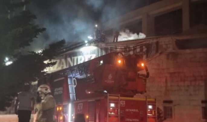 Beşiktaş Stadyumu'nda Yangın!