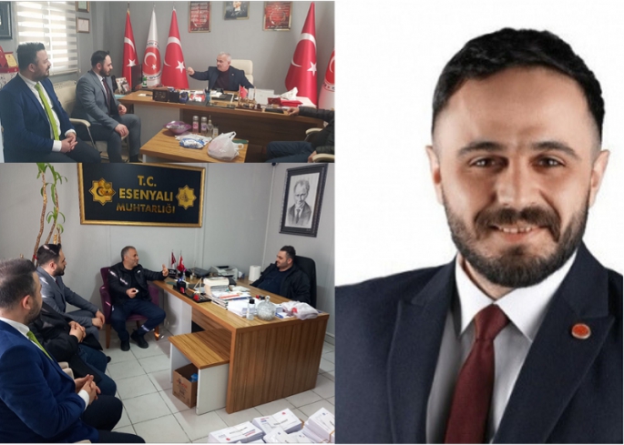 BTP Adayı Enes Emre Aydın Muhtarlarla