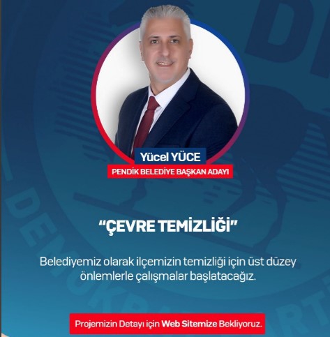 DP BAŞKAN ADAYI YÜCEL YÜCE, ÇEVRE TEMİZLİĞİ PROJELERİNİ AÇIKLADI 