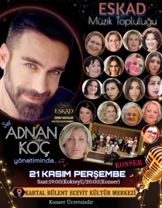 ESKAD Müzik Topluluğu 21 Kasım’da Sahne Alacak