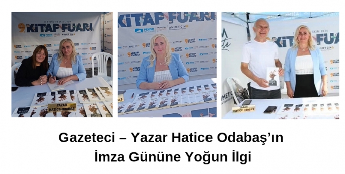 Gazeteci – Yazar Hatice Odabaş’ın İmza Gününe Yoğun İlgi