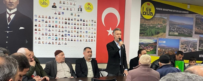 HÜDA PAR Pendik Belediye Başkan Adayı Erdal Almalı, Bitlisli Hemşehrilerle Buluştu