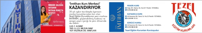 İmtihan Kurs Merkezi Kazandırıyor