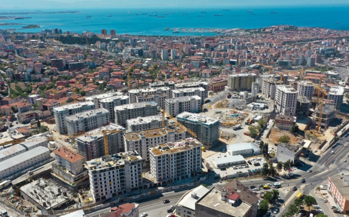 İstanbul’un En Büyük Kentsel Dönüşüm Projesi Havadan Görüntülendi