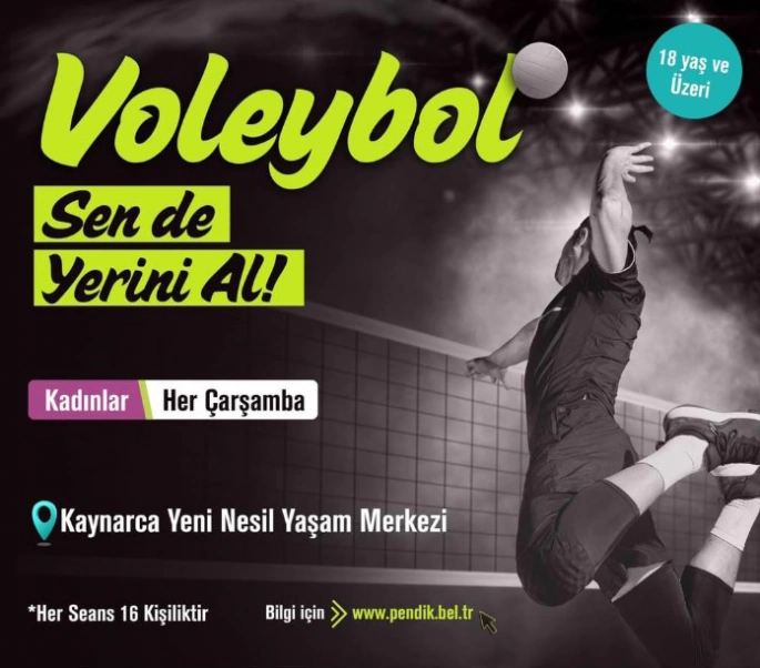 Kadınlar Voleybol Etkinliği Takımda Yerini Al