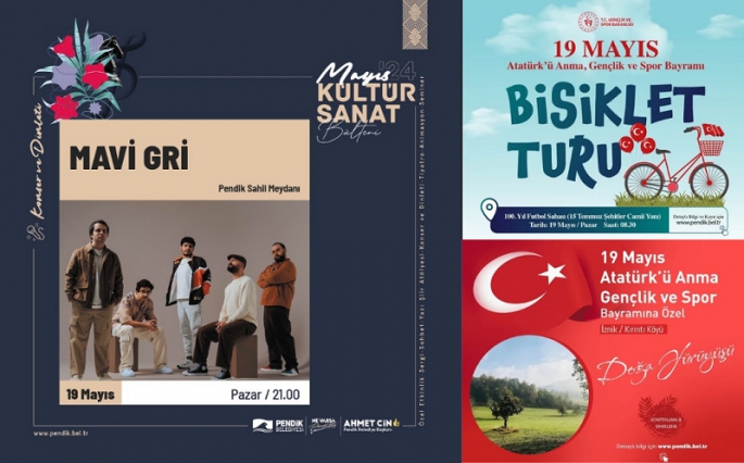 Pendik 19 Mayıs Atatürk'ü Anma Gençlik ve Spor Bayramı Etkinlikleri 2024 