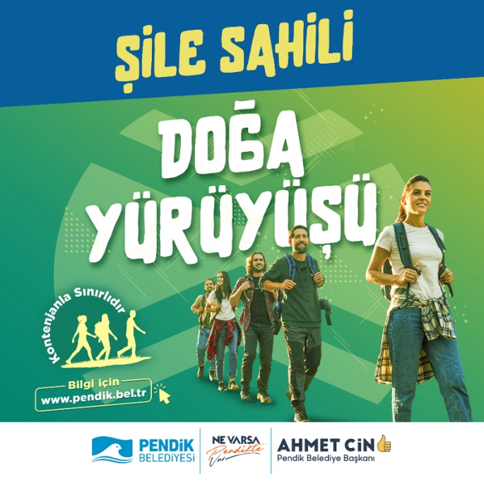 Pendik Belediyesinden Şile Sahilinde Doğa Yürüyüşü Etkinliği