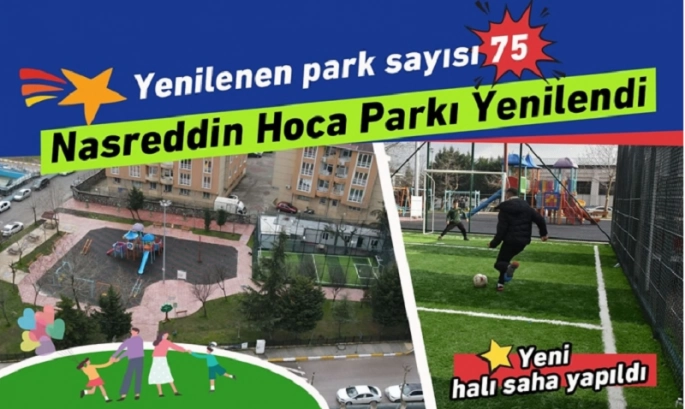 Pendik Nasreddin Hoca Parkı Yenilendi