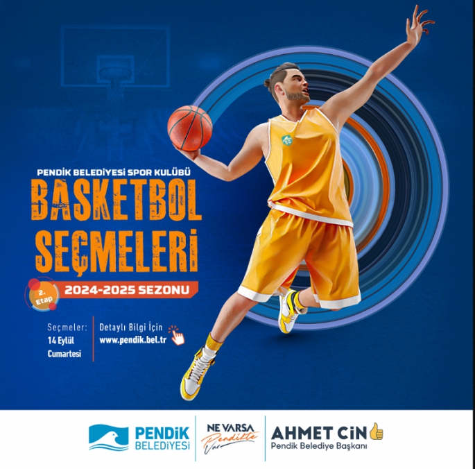 Pendik’te Basketbol Erkek Takım Seçmeleri Başlıyor