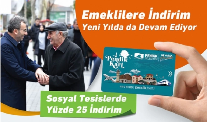 Pendik’te Emeklilere Sosyal Tesislerde Yüzde 25 İndirim