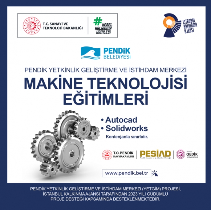 Pendik'te Gençlere Ücretsiz Makine Teknolojisi Eğitimi Fırsatı!