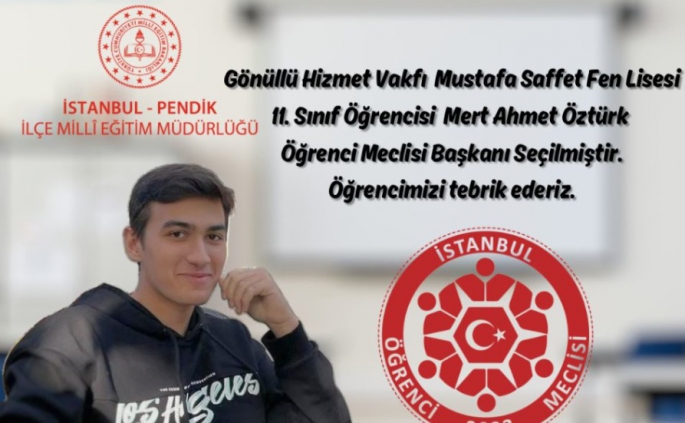 Pendik'te Öğrenci Meclisi Başkanlık Seçimi Yapıldı