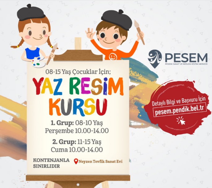 Pendik Yaz Resim Kursu Başlıyor!