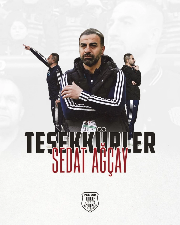 Pendikspor Teknik Direktör Sedat Ağçay ile Yolları Ayırdı