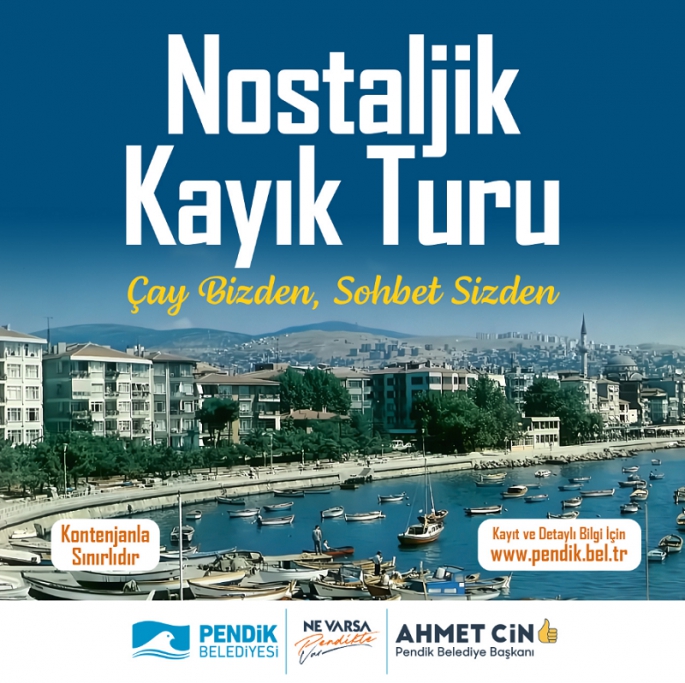 Sahil Kasabası Pendik’te Nostaljik Kayık Turu