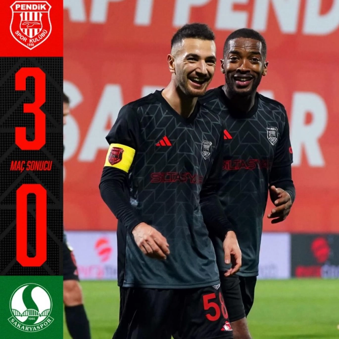 Siltaş Yapı Pendikspor 3 - 0 Sakaryaspor 