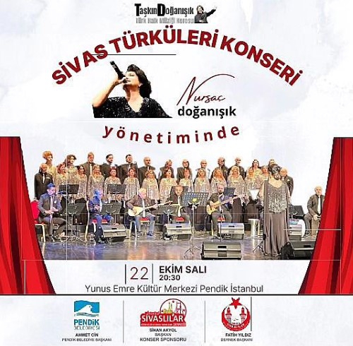 Sivaslılar 22 Ekim’de Pendik’te Konserde Buluşacak