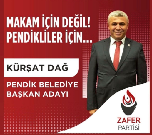 Zafer Partisi Pendik Belediye Başkan Adayı Kürşat Dağ Oldu