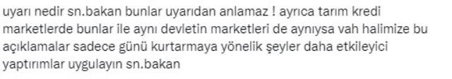 vatandaşların market fiyatlarına ilişkin tepkisi