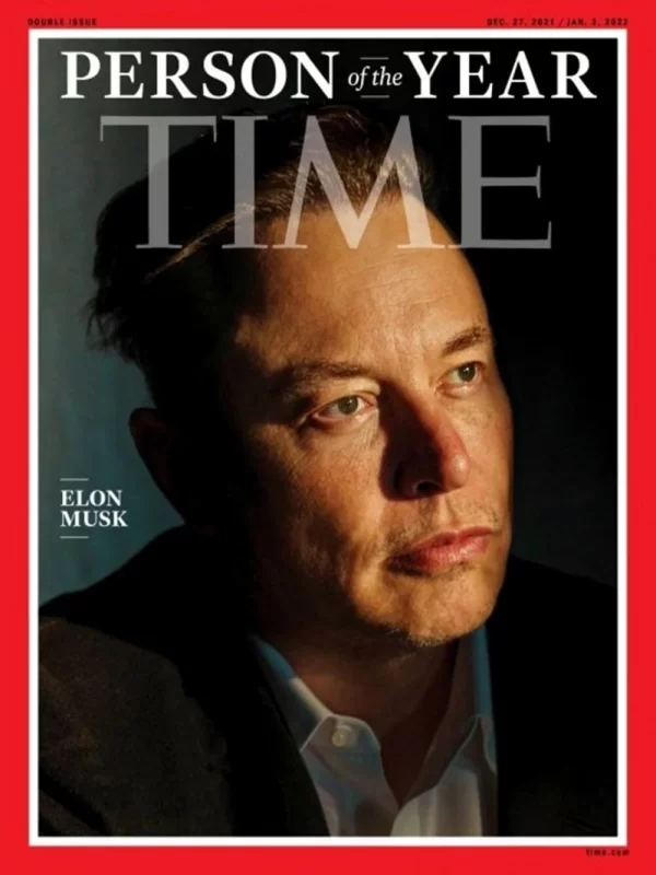 2021 yılın kişisi Time dergisinde Elon Musk olmuştu